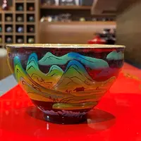 兰记大漆漆器 彩绘山水（摆件专场福袋）
