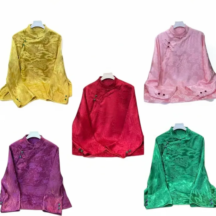 369原创高端女装时尚显瘦气质秋冬新款百搭重磅桑丝长袖衫《655》