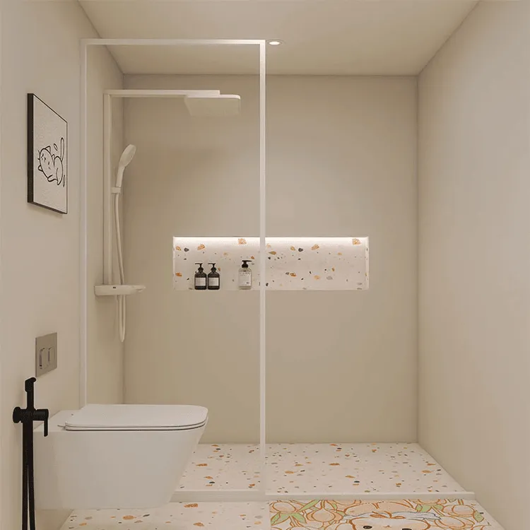 定制现代简约风格时尚实用淋浴房设计隔断家用卫生间卧室加厚