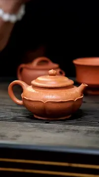 【闪购商品】紫砂茶壶全手血降坡刻字无尘190cc