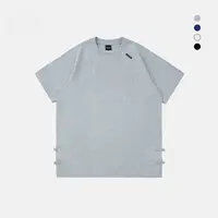 CLOTTEE by CLOT 插肩袖盘扣短袖T恤磨毛面料Be LikeWater系列