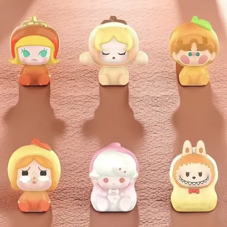 泡泡玛特套装收藏款【2025新年坐姿娃娃】可爱手办潮玩网红摆件捏捏