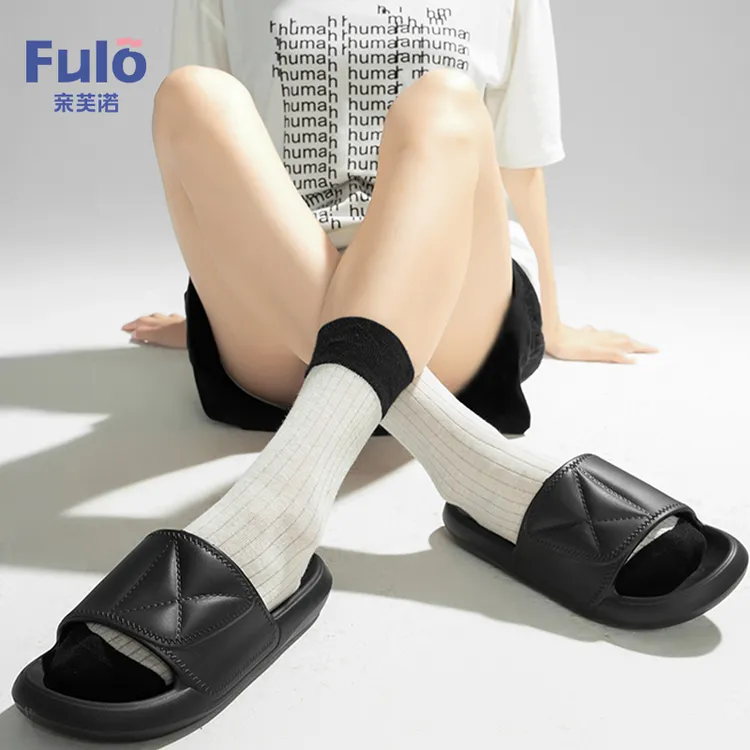 亲芙诺夏季新款厚底防滑软底踩屎感拖鞋男女情侣居家浴室凉拖户外