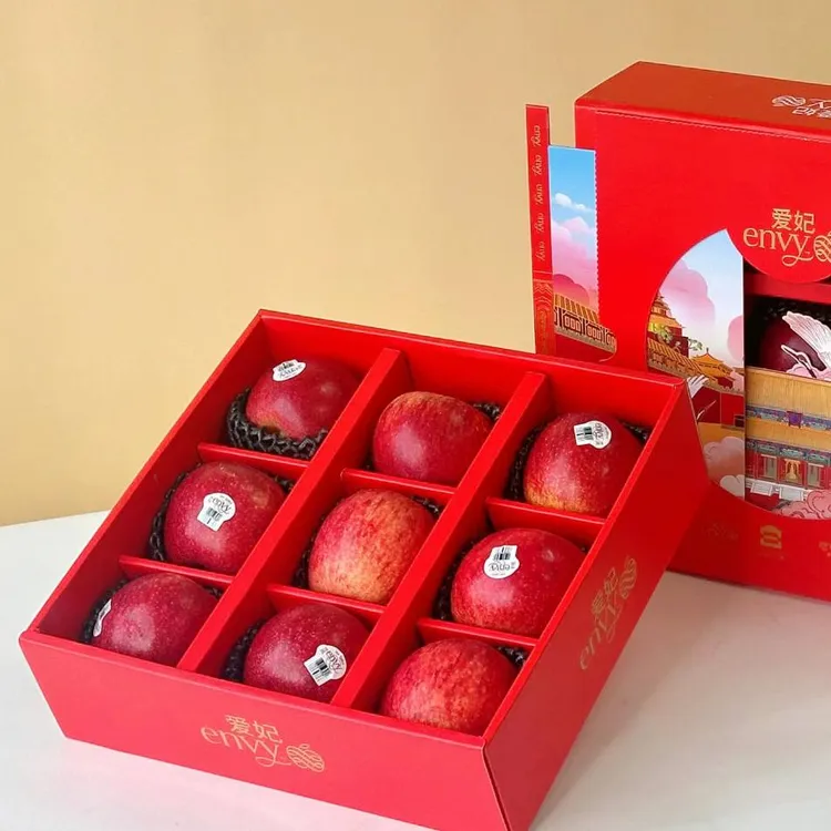 【奢侈-爱妃苹果】新西兰苹果礼盒9颗装3.5-4.5斤一箱【全国顺丰】