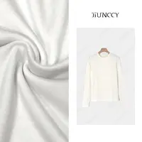 JIUNCCY【绵柔T】超柔山羊绒棉混纺舒适高弹百搭长袖T恤 52YTX011