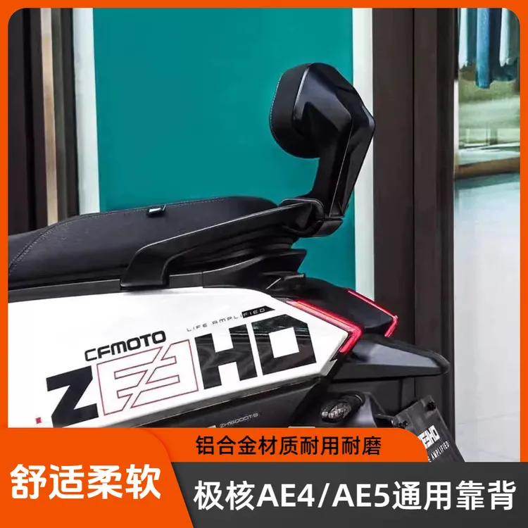 适用极核AE4铝合金后靠背AE5iPro改装电动车原车直上靠垫无损安装
