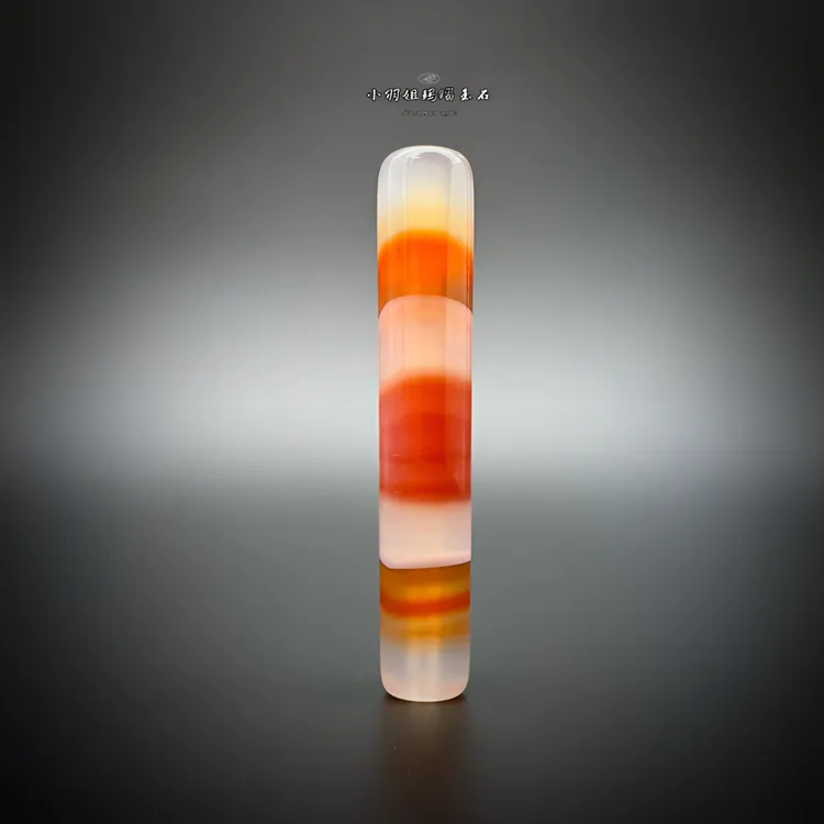 天然玛瑙管珠满线缠丝凤眼