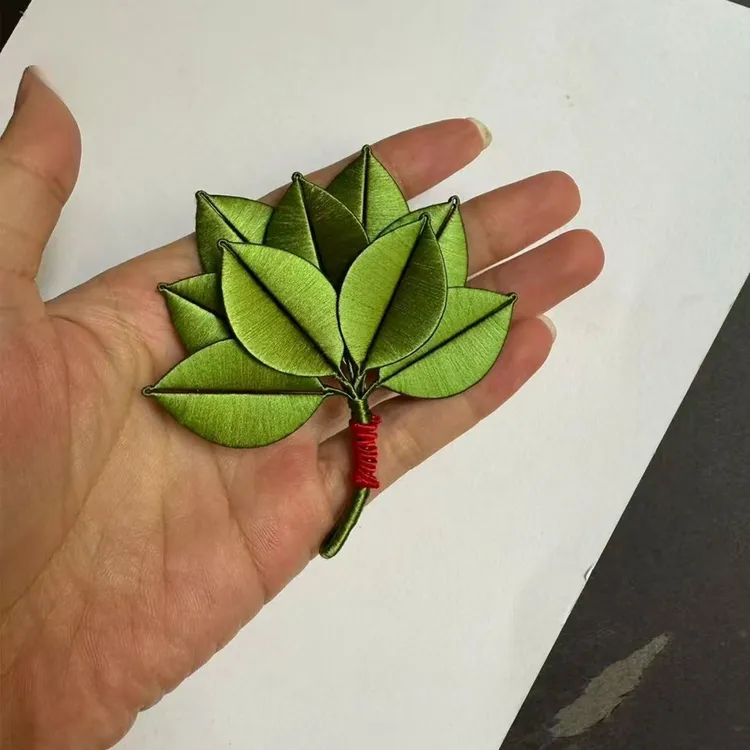 【爱宝】柚叶缠花挂件diy材料包手工制作车挂平安吉祥绳汽车挂件