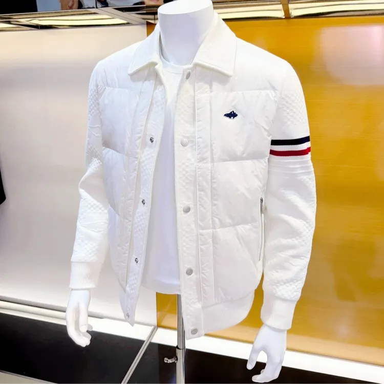BRAVE&SHARK/勇士鲨鱼男女立领白鸭绒时尚轻薄羽绒服保暖修身6021