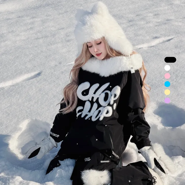 CHOPCHOP26新品【雪域千金】系列3L滑雪服全压胶加绒保暖滑雪服女款