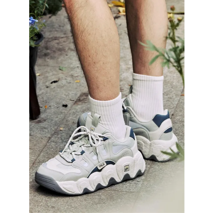 Fila/斐乐秋冬男鞋【流光风】可颂鞋复古情侣增高老爹鞋F62M541198F