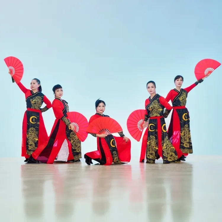 成人款打鼓国潮霸气舞蹈演出雪龙吟打鼓服民族风女款2025新款爆款