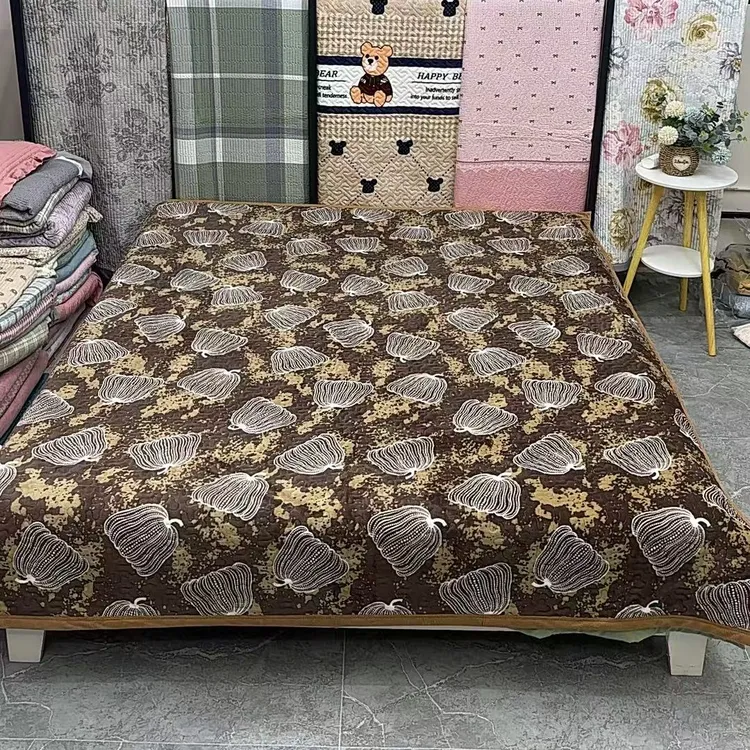 2*2.3 冬季加厚宝宝绒床盖《秋收物语》