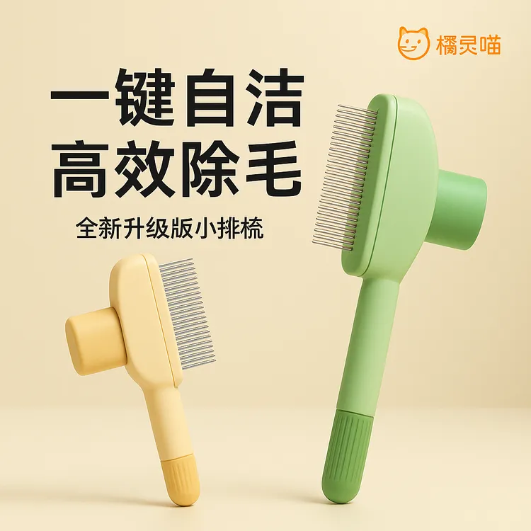 猫狗通用开结浮毛梳子长毛短毛猫毛适用清理宠物毛发猫毛清理神器