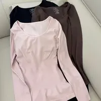 【原 歌】YG秋上新紧身束腰秋衣秋裤显瘦提臀打底套装女