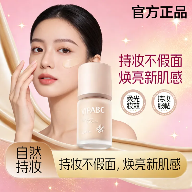 【新品粉底液】花间柔光轻润粉底液頌遮瑕保湿防水持妆轻薄粉底液