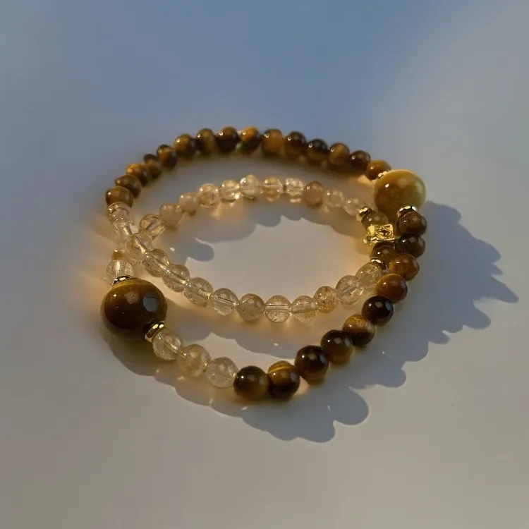 金虎眼黄塔水晶两圈