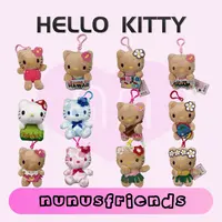  【夏威夷限定】正版HELLOKITTY美国夏威夷黑皮草裙尤克里里KT挂件