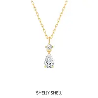 Shelly Shell 铜合金项链 泪滴项链  小众百搭简约设计