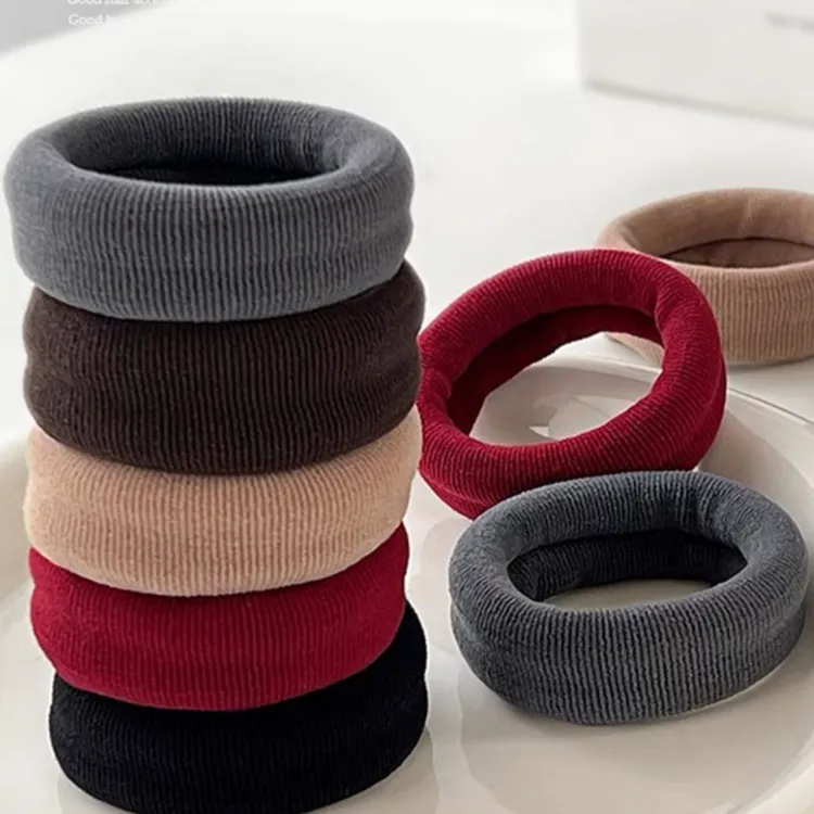 发绳弹力发圈网红加粗马尾皮筋耐用头绳女黑色成人百搭洋气不伤发