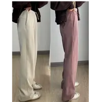 既是/JISHI【加绒空气裤】莫代尔混纺休闲百搭保暖直筒阔腿运动裤子