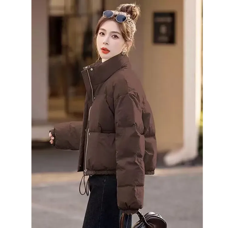 短款羽绒服女冬2025新款爆款小个子时尚小款轻薄洋气欧货棉袄外套