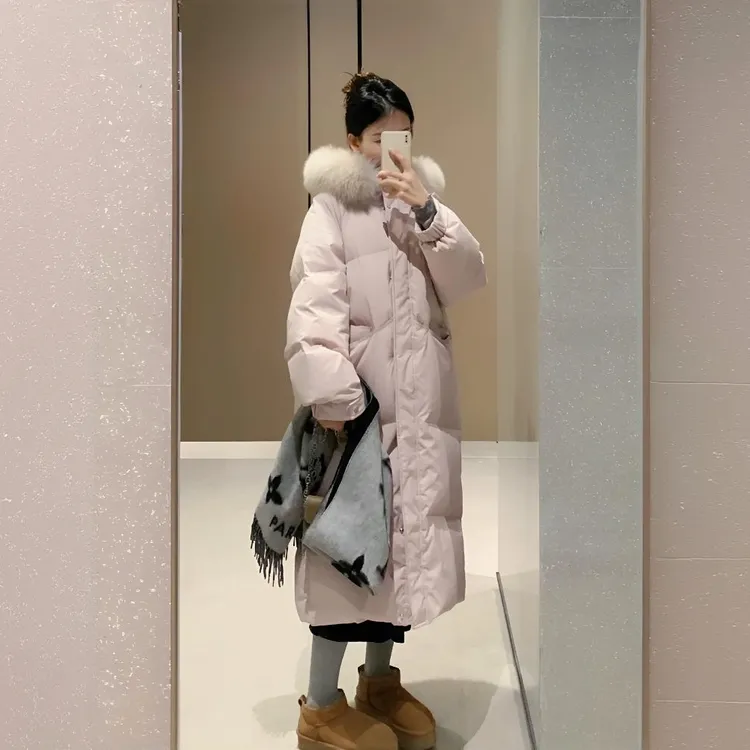 2025年冬季必备新款中长款ins棉服女款韩系加厚棉袄爆款棉衣外套