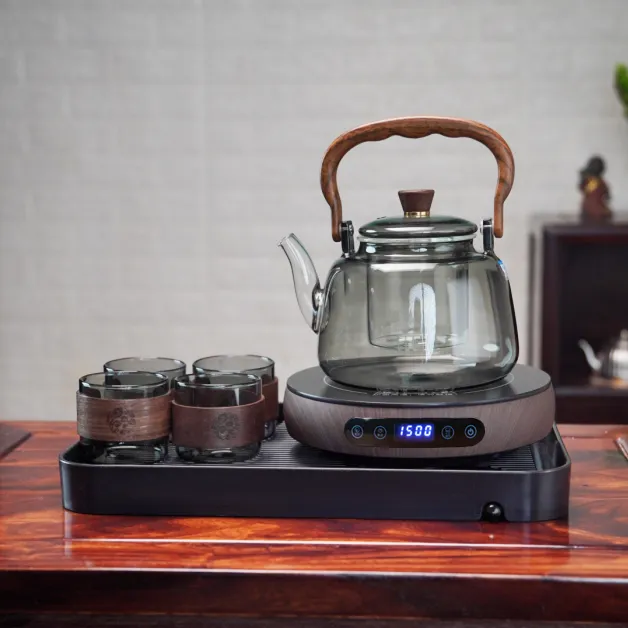 茶艺茗超薄电陶炉小型多功能茶炉煮茶器烧水台式保温家用围炉煮茶