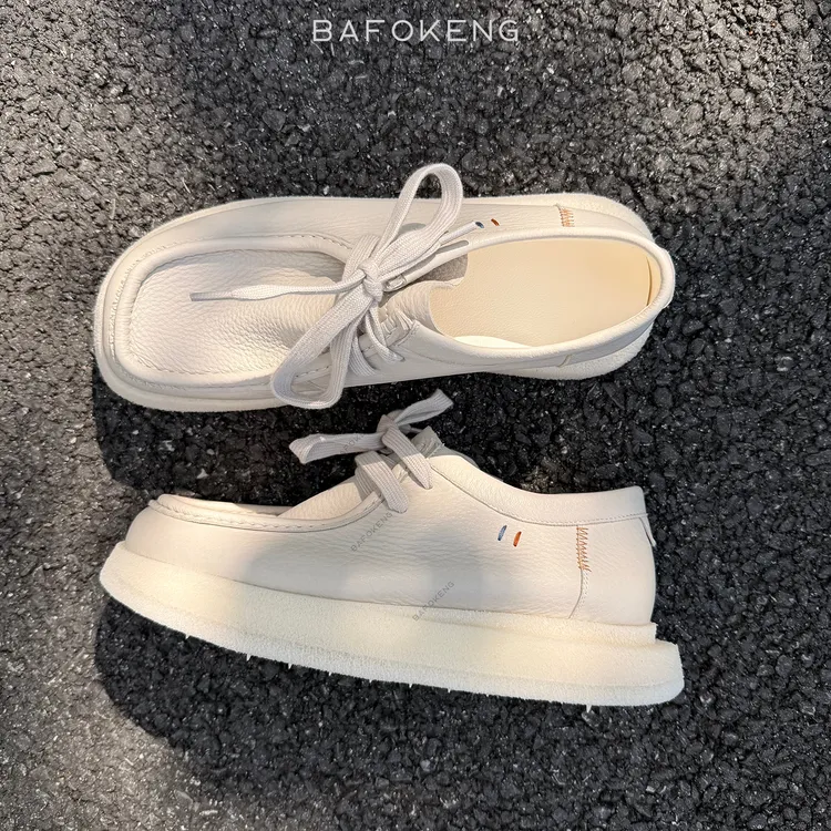 BAFOKENG巴弗肯【静奢秋冬】新西兰红鹿皮袋鼠鞋舒适软糯手工情侣款