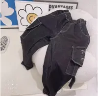 304102 韩版休闲男女童舒适时尚潮流洋气秋款牛仔裤