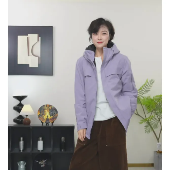 【U.M】黄金甲男女同款连帽黑金冲锋衣棉服外套