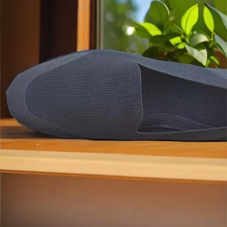 新款17布鞋透气轻便鞋夏飞织老北京布鞋男款一脚蹬训练鞋工作板鞋