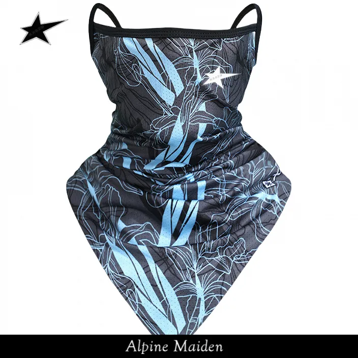 正品现货A星Alpine Maiden男骑行钓鱼魔术遮阳头巾挂耳速干脖套夏