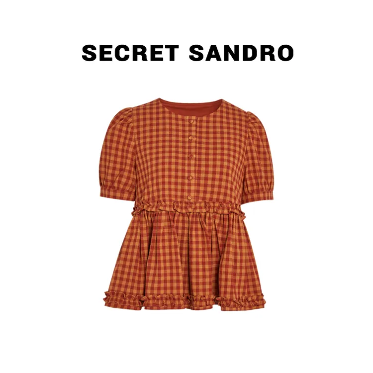 【热情似火】【多娜&Secret Sandro粉丝专享】衬衫 S55213177N
