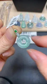 【闪购商品】翡翠颈饰18K金镶嵌甜甜圈【无服务费】多样性发其一