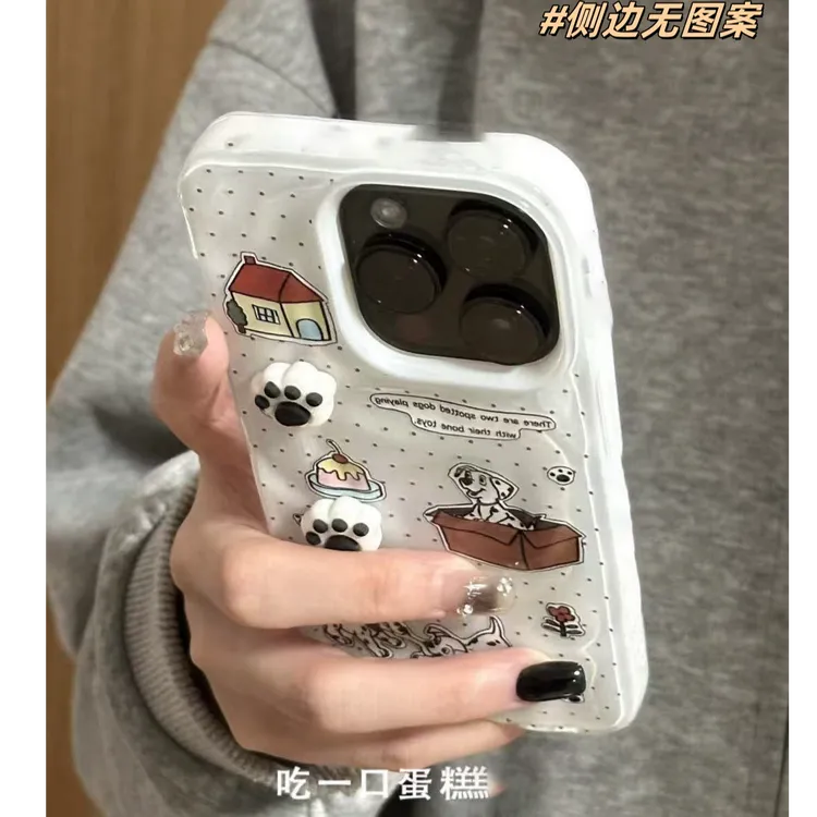 陨石纹波点斑点狗适用iPhone16promax手机壳苹果15新款14防摔1312