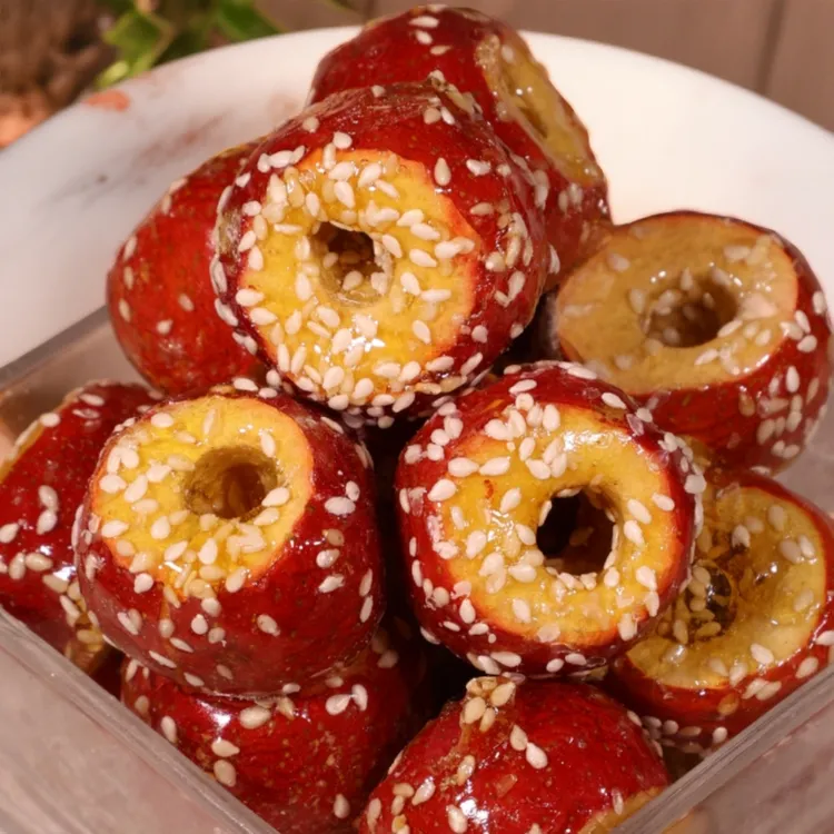 【开袋即食】冻干冰糖葫芦去核空心山楂酥脆酸酸甜甜零食独立小包装