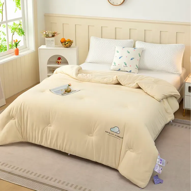 【软软可发热 懂你的暖 秋冬必拍】小云芯恒温控温大豆被秋冬被抗菌