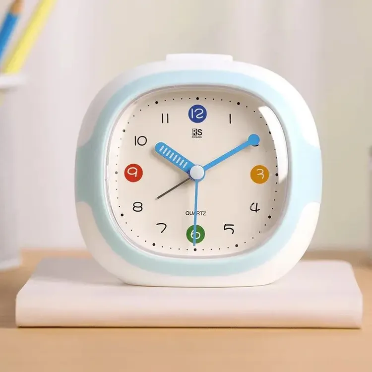 2025新款闹钟床头自律静音学习学生专用起床桌面叫醒时钟可爱闹铃