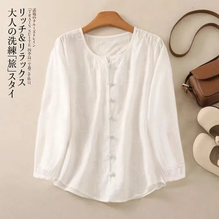 【现货-运费险】2025秋季爆款九分袖薄款国风气质显瘦休闲开衫