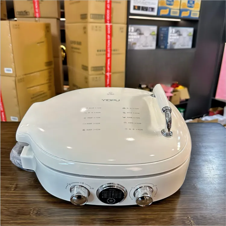YIDPU侧翻盖陶瓷电饼铛家用双面加热新款煎饼烙饼锅77