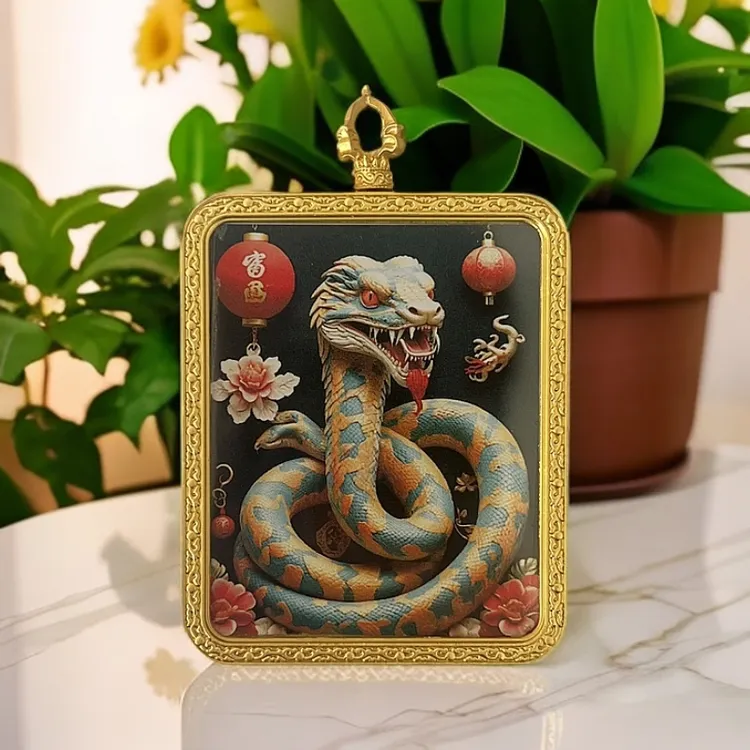 唐卡2025属蛇专用平安大吉利，老道长手绘完整流程，放心购买