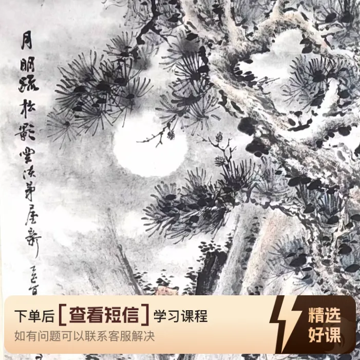 中国传统山水画基础课程（留意短信解锁课程）