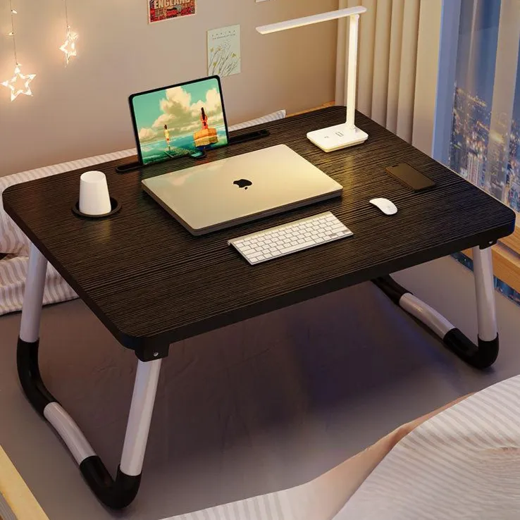 可折叠桌宿舍上铺笔记本电脑桌家用飘窗懒人桌床上小桌子学生书桌