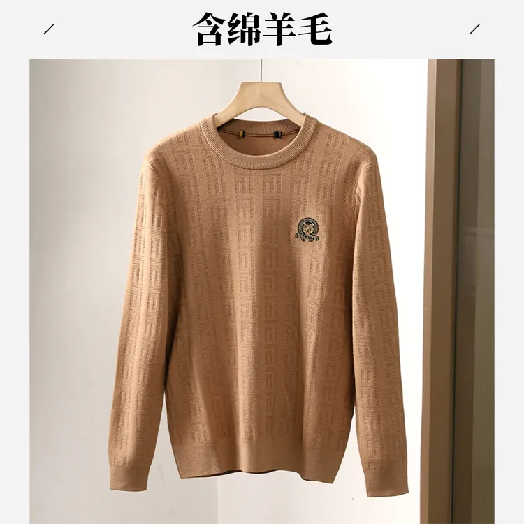 【退货补运费】品牌撤柜秋冬季男士绵羊毛弹力针织衫休闲毛衣Z1915