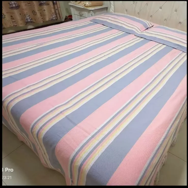 纯手工双人加厚纯棉老粗布床单