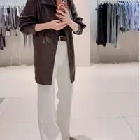 牛仔裤-7076高腰显瘦时尚窄窄裤