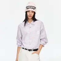 NICEBAD(原WORKSOUT)彩色扣子小格纹衬衫潮流简约格子印花上衣