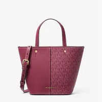 【鑫鑫专属】MICHAEL KORS/迈克高仕Flora Medium深紫红色手提包