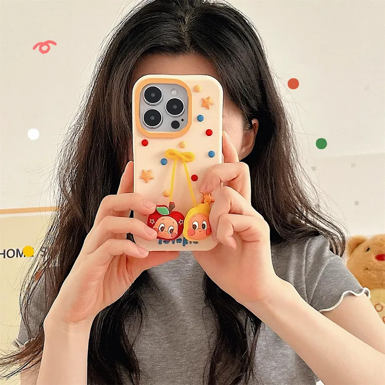 吊坠星星人适用苹果17Promax手机壳iPhone16Pro防摔15/13保护套14